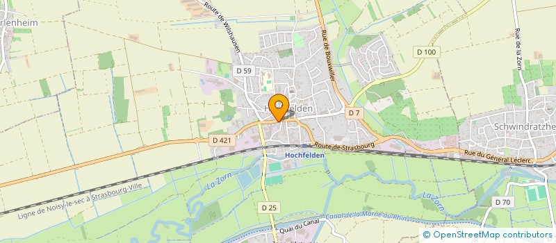 localisation de l'entreprise BIJOUX TENTATIONS  HOCHFELDEN