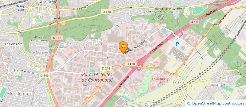 localisation de l'entreprise BIJUR FRANCE SAS à VILLEBON-SUR-YVETTE