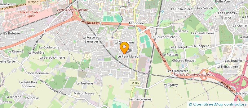 localisation de l'entreprise BIK  JOUE-LES-TOURS