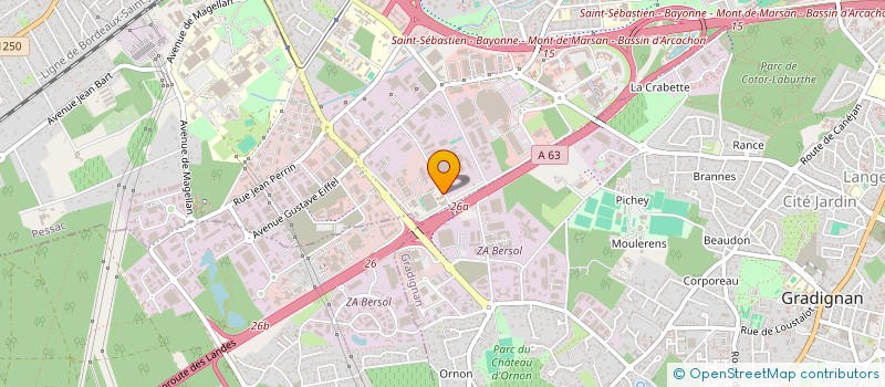 localisation de l'entreprise BIK'INDOOR  PESSAC