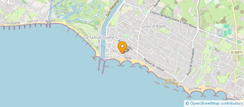 localisation de l'entreprise BIK1215  AGDE