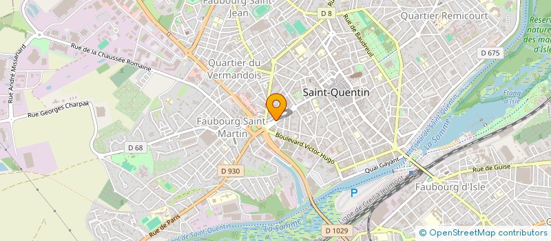 localisation de l'entreprise BIKAT à SAINT-QUENTIN