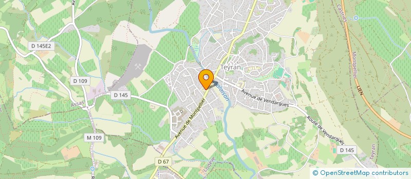 localisation de l'entreprise BIKE AND RUN DES POLICIERS MUNICIPAUX  TEYRAN