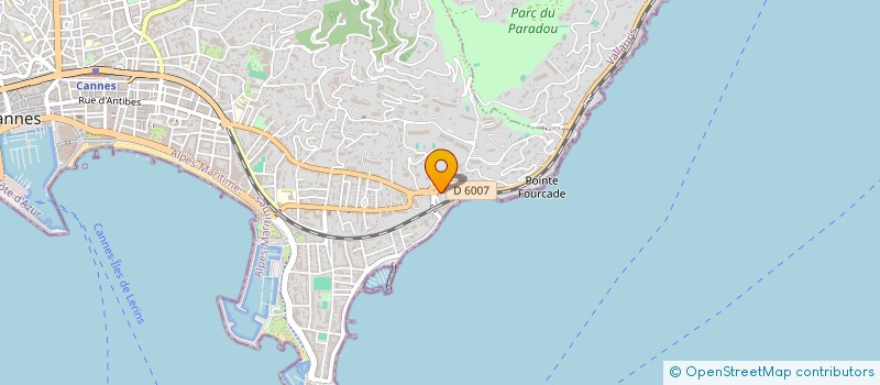 localisation de l'entreprise BIKE CLUB  CANNES