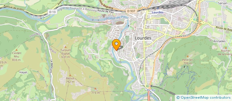 localisation de l'entreprise BIKE ET PY à LOURDES