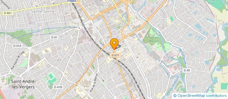 localisation de l'entreprise BIKE EVOLUTION à TROYES
