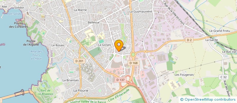 localisation de l'entreprise BIKE HINAULT à SAINT-MALO