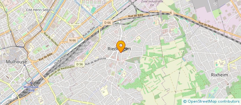 localisation de l'entreprise BIKE IN THE CITY  RIEDISHEIM