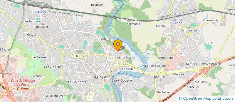 localisation de l'entreprise BIKE'N LEARN à AURAY