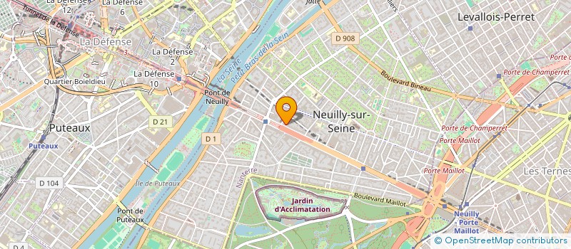 localisation de l'entreprise BIKE POOL à NEUILLY-SUR-SEINE
