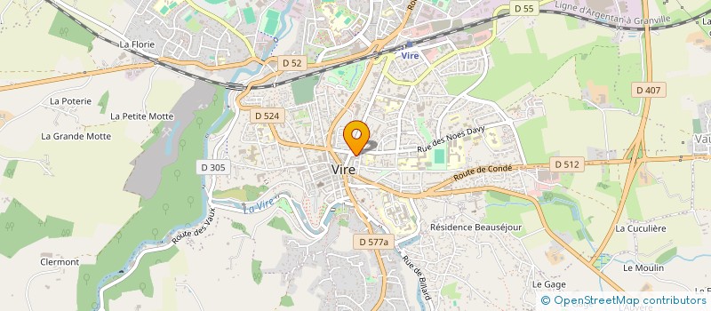 localisation de l'entreprise BIKE&RUN à VIRE NORMANDIE