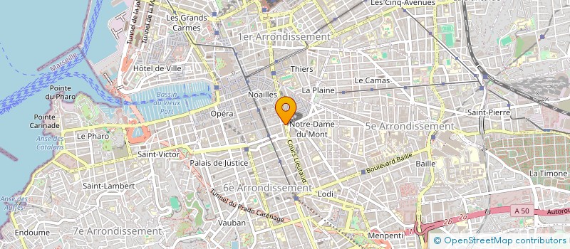 localisation de l'entreprise BIKE 'S & PARTS à MARSEILLE