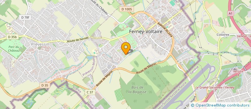 localisation de l'entreprise BIKE SHEPHERD à FERNEY-VOLTAIRE