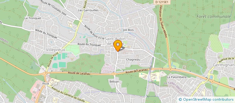 localisation de l'entreprise BIKE STORE MEDOC  SAINT-AUBIN-DE-MEDOC