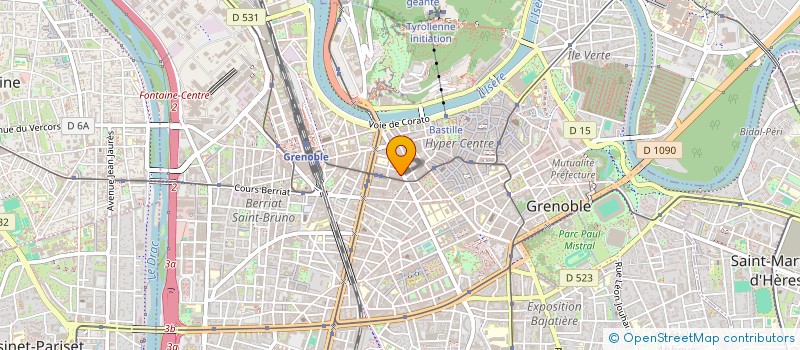 localisation de l'entreprise BIKE SYSTEME à GRENOBLE