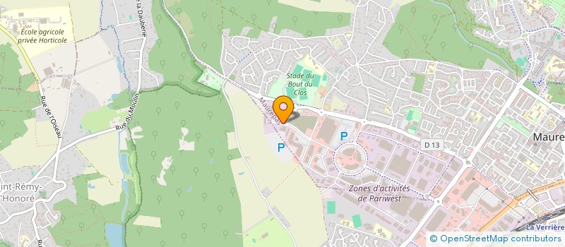 localisation de l'entreprise BIKE & TEST  MAUREPAS