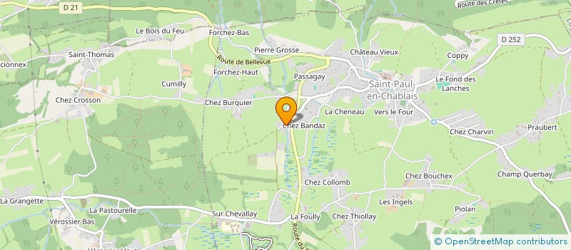 localisation de l'entreprise BIKE VISION  SAINT-PAUL-EN-CHABLAIS