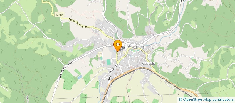 localisation de l'entreprise BIKER HELP  SAINT-CYPRIEN