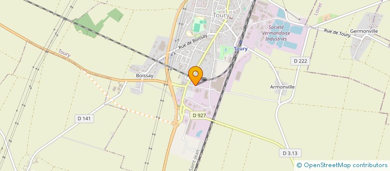 localisation de l'entreprise BIKER'S 28 à TOURY