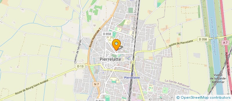 localisation de l'entreprise BIKER TRUCK à PIERRELATTE