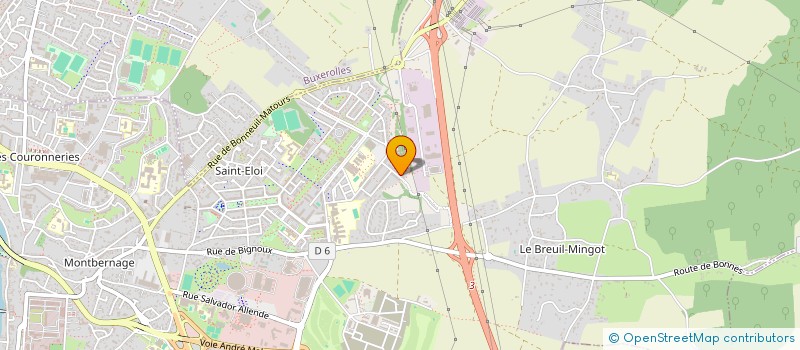 localisation de l'entreprise BIKER86 à POITIERS