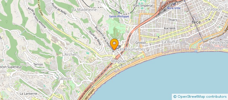 localisation de l'entreprise BIKERS OF THE WIND  NICE