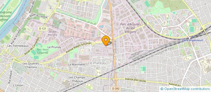 localisation de l'entreprise BIKES & CARS  SARTROUVILLE