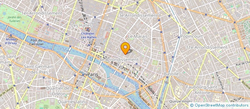 localisation de l'entreprise BIKES INVEST  PARIS