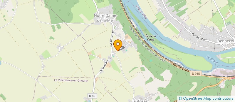 localisation de l'entreprise BIKESERVICES.HV  NOTRE-DAME-DE-LA-MER