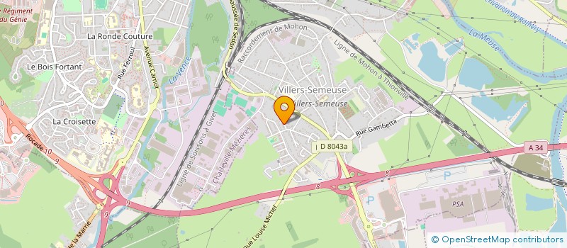 localisation de l'entreprise BIKIK  VILLERS-SEMEUSE