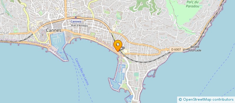 localisation de l'entreprise BIKISEA à CANNES