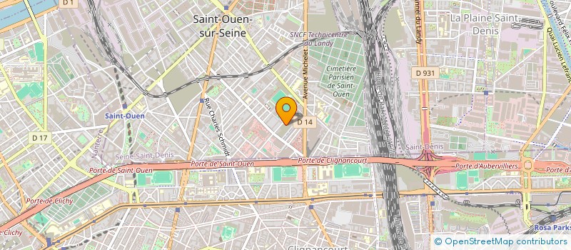 localisation de l'entreprise BIKITO à SAINT-OUEN-SUR-SEINE