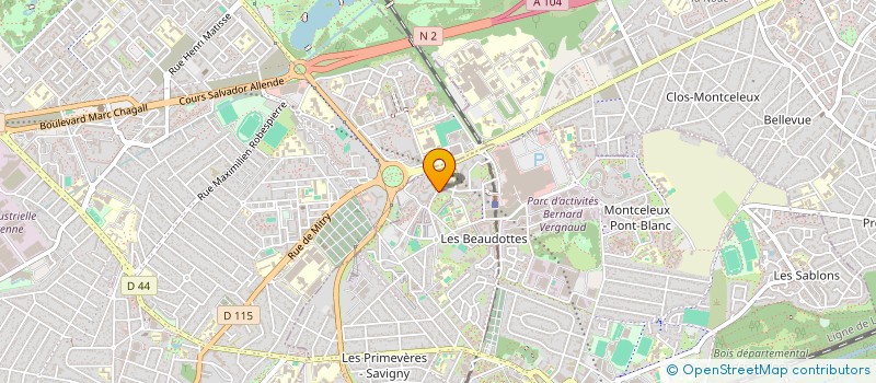 localisation de l'entreprise BIKOSHITO NARI SONGHO à SEVRAN