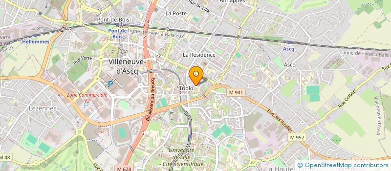 localisation de l'entreprise BIKRA  VILLENEUVE-D'ASCQ