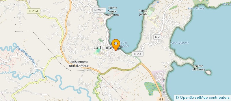 localisation de l'entreprise BIL à LA TRINITE