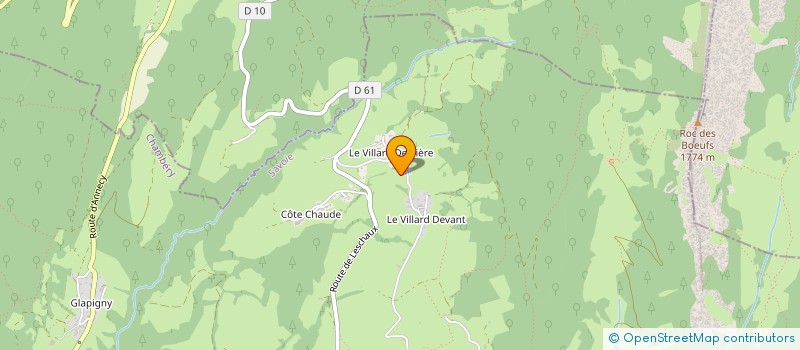 localisation de l'entreprise BIL  BELLECOMBE-EN-BAUGES