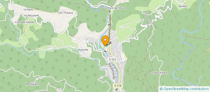 localisation de l'entreprise BIL ET R  VALS-LES-BAINS