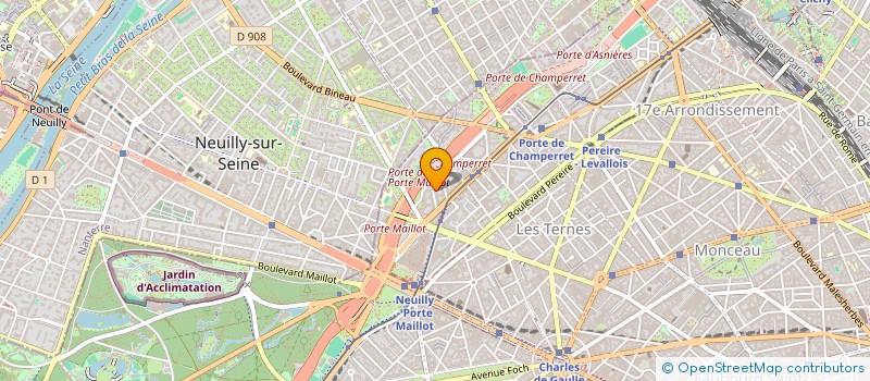 localisation de l'entreprise BIL IMMO à NEUILLY-SUR-SEINE