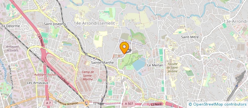 localisation de l'entreprise BIL TP à MARSEILLE
