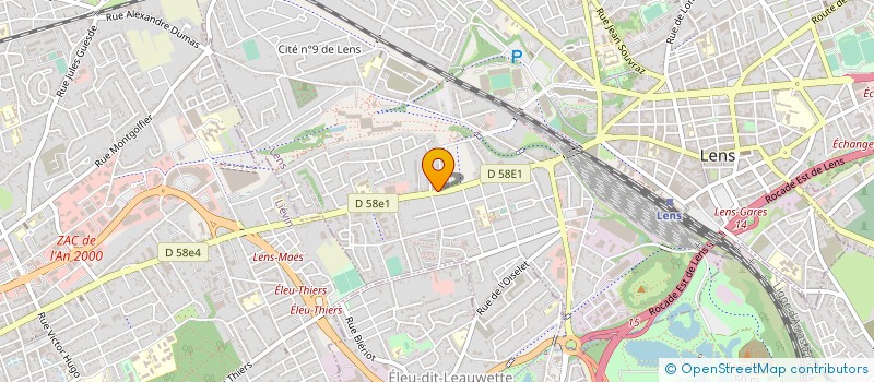 localisation de l'entreprise BIL TRANSPORT à LENS