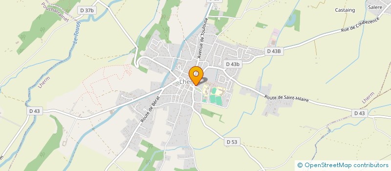 localisation de l'entreprise BILA PERE ET FILS à LHERM
