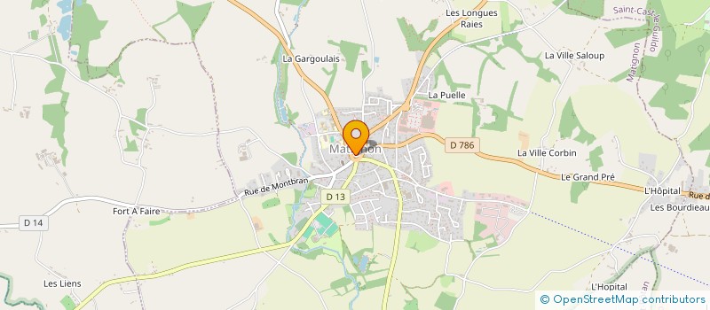 localisation de l'entreprise BILAD  MATIGNON