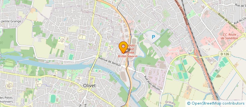localisation de l'entreprise BILAL à OLIVET