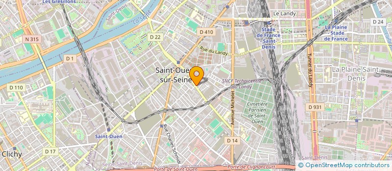 localisation de l'entreprise BILAL PHONE  SAINT-OUEN-SUR-SEINE