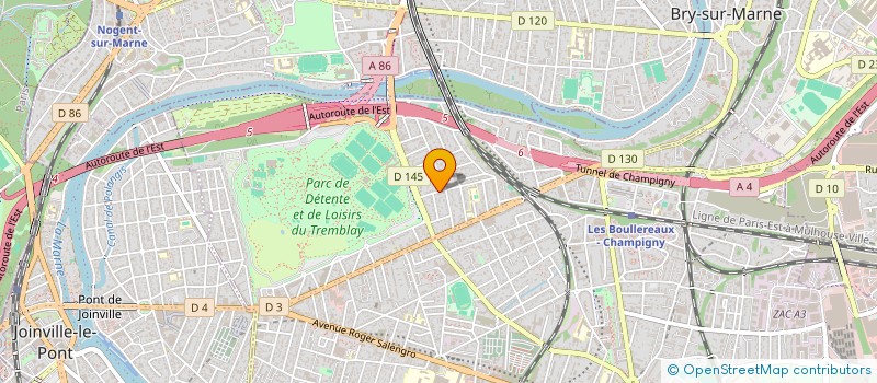 localisation de l'entreprise BILAN CONSEIL EXPERTISE à CHAMPIGNY-SUR-MARNE