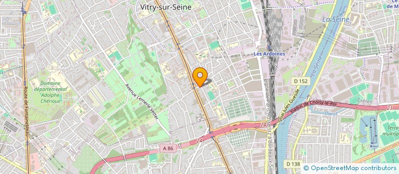 localisation de l'entreprise BILAN ENERGIE CONSEIL  VITRY-SUR-SEINE