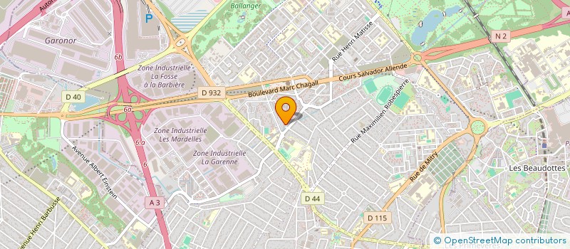 localisation de l'entreprise BILAN GARDIENNAGE SECURITE à AULNAY-SOUS-BOIS