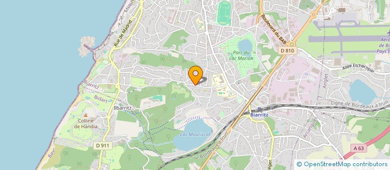 localisation de l'entreprise BILANG à BIARRITZ