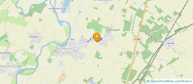 localisation de l'entreprise BILANGE à SAINT-MARTIN-DE-SANZAY