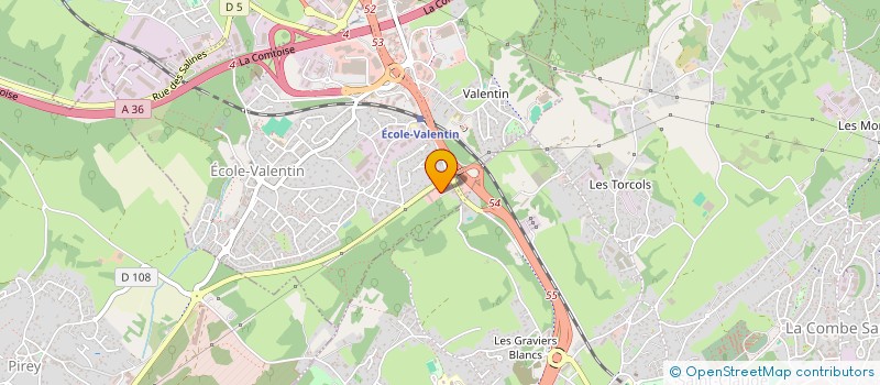localisation de l'entreprise BILANMATIC AUTO  ECOLE-VALENTIN